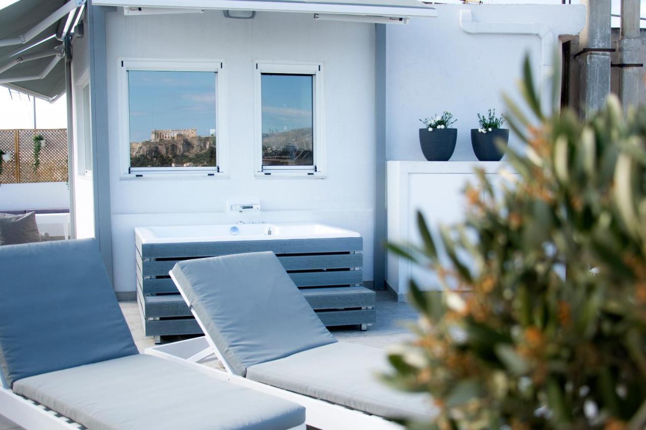 Private Jacuzzi & Acropolis View - The Loft Athens Exterior photo